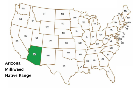 Arizona Native Range Map